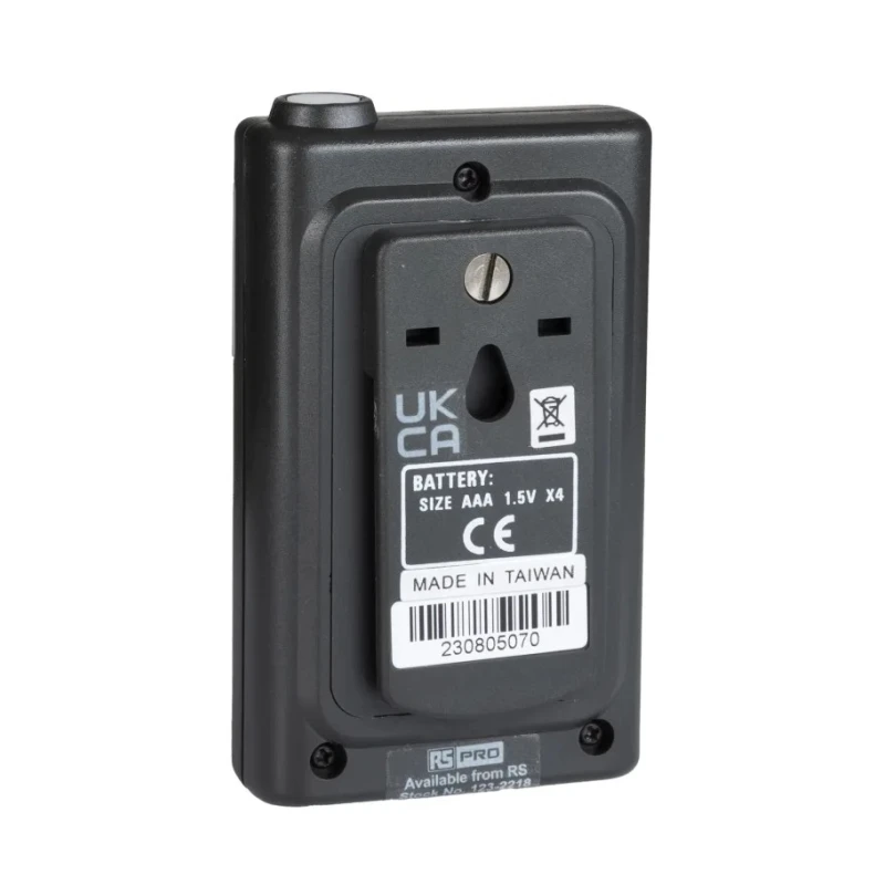 RS PRO Solar Power Meter 100h with AAAs Battery, 634 W/m² Max Light Level, ±5 W/m² Accuracy 123-2218