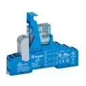 Finder 48 Series Interface Relay DIN Rail Mount 24V dc Coil DPDT-2 CO 22.2mA Coil Current 8A Switching 48.P5.7.024.0050SPA