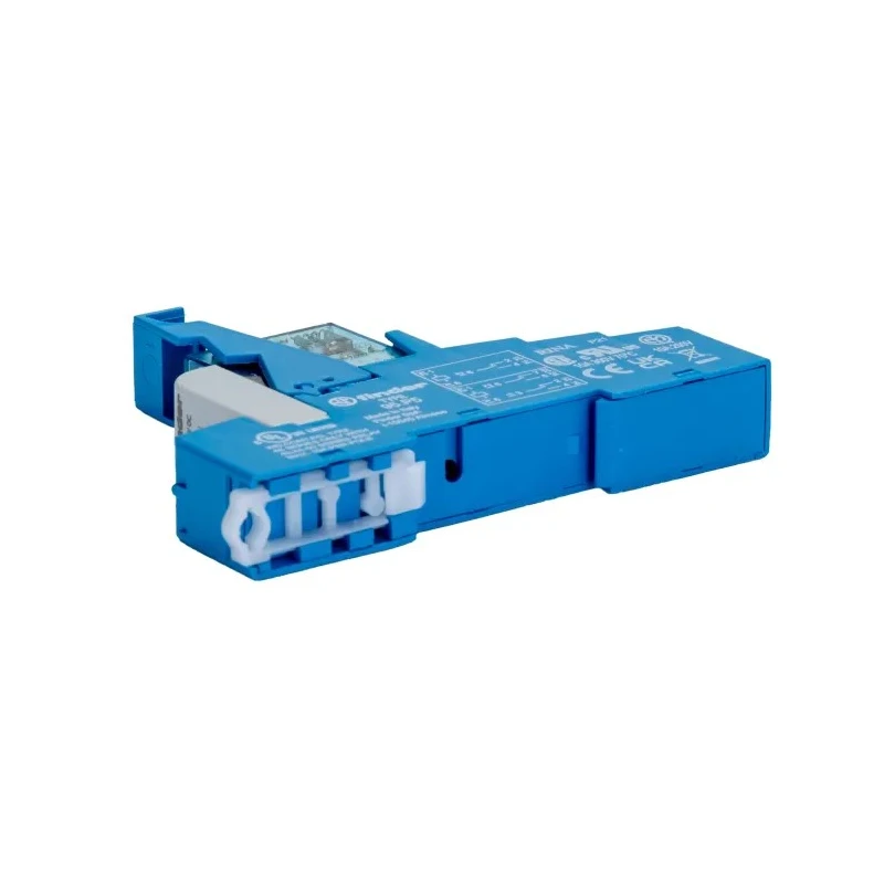 Finder 48 Series Interface Relay DIN Rail Mount 24V dc Coil DPDT-2 CO 22.2mA Coil Current 8A Switching 48.P5.7.024.0050SPA