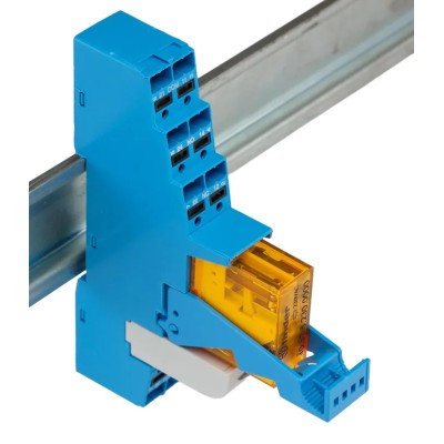 Finder 48 Series Interface Relay DIN Rail Mount 230V AC Coil Voltage DPDT-2 CO 8A 48.P5.8.230.0060SPA