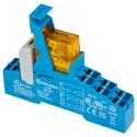 Finder 48 Series Interface Relay DIN Rail Mount 230V AC Coil Voltage DPDT-2 CO 8A 48.P5.8.230.0060SPA