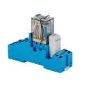 Finder Electromechanical Interface Relay 24V DC Coil 3PDT 10A Push-in Terminal DIN Rail Mount 58.P3.9.024.0050SMA