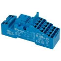 Finder 94 DIN Rail Relay Socket 250V AC 10A Push-in Terminal Type Compatible with 55.32 and 55.34 Relay 94.P4SMA