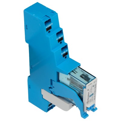 Finder 4C Series Interface Relay, DIN Rail Mount, 24V DC Coil, SPDT Contact Configuration, 20mA Coil 4C.P1.9.024.0050SPA