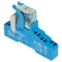 Finder 4C Series Interface Relay, DIN Rail Mount, 24V DC Coil, SPDT Contact Configuration, 20mA Coil 4C.P1.9.024.0050SPA