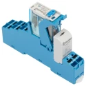 Finder 4C Series Interface Relay DIN Rail Mount 24V dc Coil DPDT-2 CO 20mA 8A 4C.P2.9.024.0050SPA