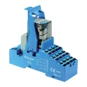 Finder 58 Series Electromechanical Interface Relay 24V AC Coil 4PDT Contact Configuration Model 58.P4.8.024.0060SMA