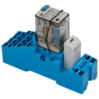 Finder 58 Series Interface Relay, DIN Rail Mount, 12V DC Coil, 4PDT Contact, 86mA Coil Current 58.P4.9.012.0050SMA