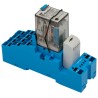 Finder 58 Series Interface Relay, DIN Rail Mount, 12V DC Coil, 4PDT Contact, 86mA Coil Current 58.P4.9.012.0050SMA