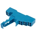 Finder 95 DIN Rail Relay Socket 250V AC 10A Push-in Termination 95.P5SPA