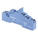 Finder 95 Relay Socket 250V AC Push-in Terminal DIN Rail Mount, Compatible with 40.31 Relay and 86.30 Timer Module 95.P3SPA
