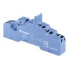 Finder 95 Relay Socket 250V AC Push-in Terminal DIN Rail Mount, Compatible with 40.31 Relay and 86.30 Timer Module 95.P3SPA