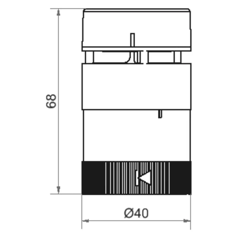 Werma KombiSIGN 40 Series Buzzer 24V AC/DC, IP66 Rated, 95 dB at 1m, Surface Mount, 8-Tone IP66