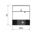 Werma KombiSIGN 40 Series Two-Tone Buzzer 24V AC/DC, IP66, 85 dB @ 1m, Surface Mount IP66