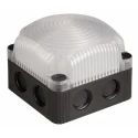 Werma Clear LED Beacon 24V DC Base Mount, Polycarbonate Housing, IP67, IP66, Steady Light Effect 853.480.55