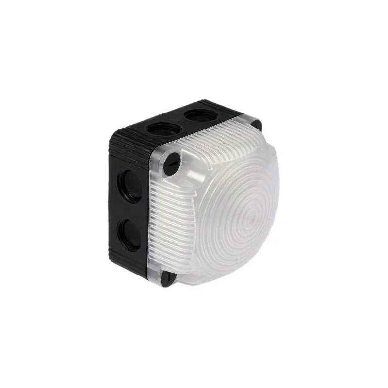 Werma Clear LED Beacon 24V DC Base Mount, Polycarbonate Housing, IP67, IP66, Steady Light Effect 853.480.55