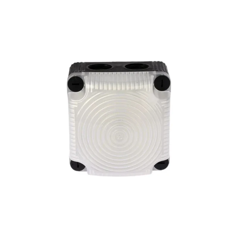 Werma Clear LED Beacon 24V DC Base Mount, Polycarbonate Housing, IP67, IP66, Steady Light Effect 853.480.55