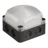 Werma Beacon Light Clear LED Polycarbonate Housing Base Mount 230V AC 85mm Height IP66 IP67 853.480.60