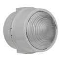 Werma Clear Beacon with LED Bulb 24V DC IP65 Polycarbonate Housing Grey Base 150mm Diameter 168mm Height 890.480.55