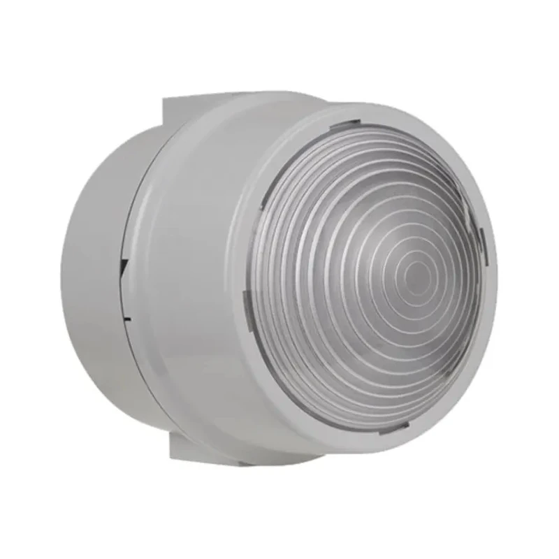 Werma Clear Beacon with LED Bulb 24V DC IP65 Polycarbonate Housing Grey Base 150mm Diameter 168mm Height 890.480.55