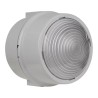 Werma Clear Beacon with LED Bulb 24V DC IP65 Polycarbonate Housing Grey Base 150mm Diameter 168mm Height 890.480.55