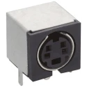 Lumberg Right Angle Miniature DIN Socket 6 Pole 100V AC 1A Through Hole Female TM-0508 A/6