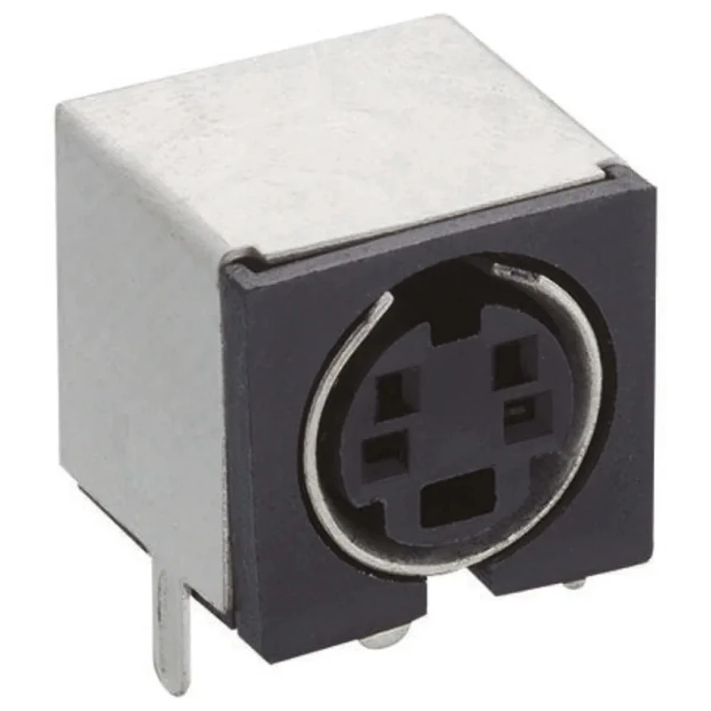 Lumberg 8 Pole Right Angle Miniature DIN Socket, Through Hole Female, 1A, 100V ac TM-0508 A/8