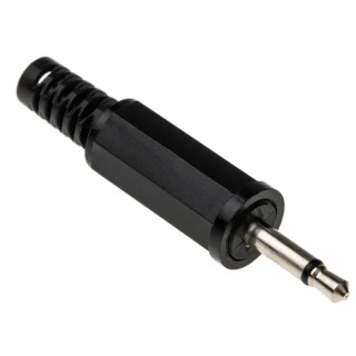 Lumberg Jack Connector 2.5 mm Cable Male 1 Mono, 500mA Solder KLS 10