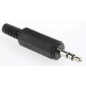 Lumberg 3.5 mm Cable Male 4-Pole Stereo Jack Connector, 1A Current, Solder Termination KLS 40