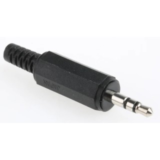 Lumberg 3.5 mm Cable Male 4-Pole Stereo Jack Connector, 1A Current, Solder Termination KLS 40