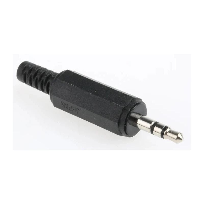 Lumberg 3.5 mm Cable Male 4-Pole Stereo Jack Connector, 1A Current, Solder Termination KLS 40