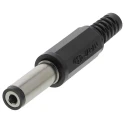 Lumberg NES/J Straight DC Jack 500mA 12V Cable Length 43 mm Nickel XNES/J 210