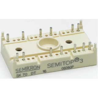 Semikron Danfoss Thyristor Module 13-Pin PCB Mount Type Max Operating Temperature 125°C SK 70 DT 16