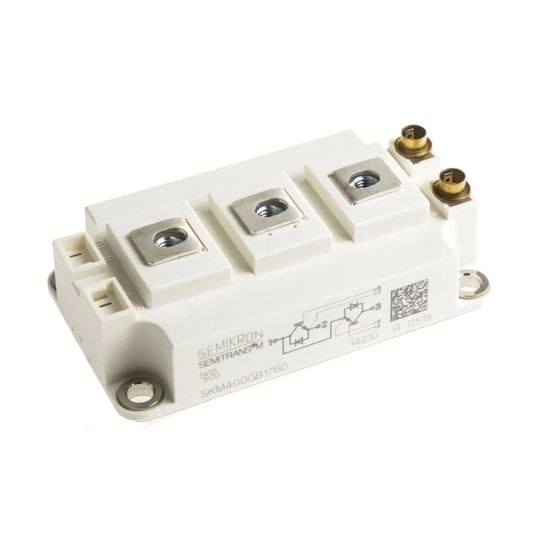 Semikron Danfoss N-Channel IGBT Module 430A 1700V 7-Pin SEMITRANS Panel SKM400GB176D
