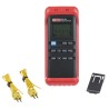RS PRO Type J, K Probe Handheld Digital Thermometer 2 Input, 1372°C Max, ±0.7 K Accuracy RS55-II