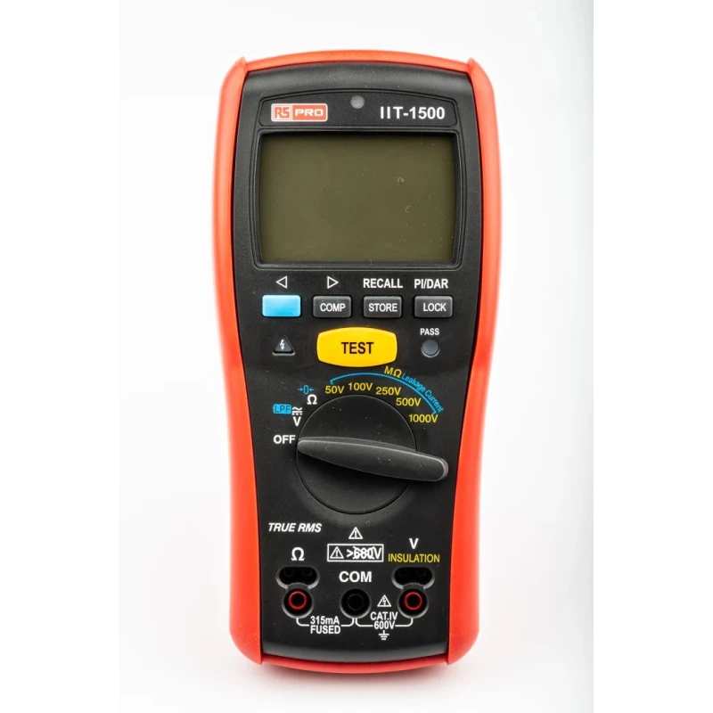 Sefram Insulation Tester 50 V Min, 1 kV Max, 200 GΩ CAT IV 600V Safety Rating IIT1500