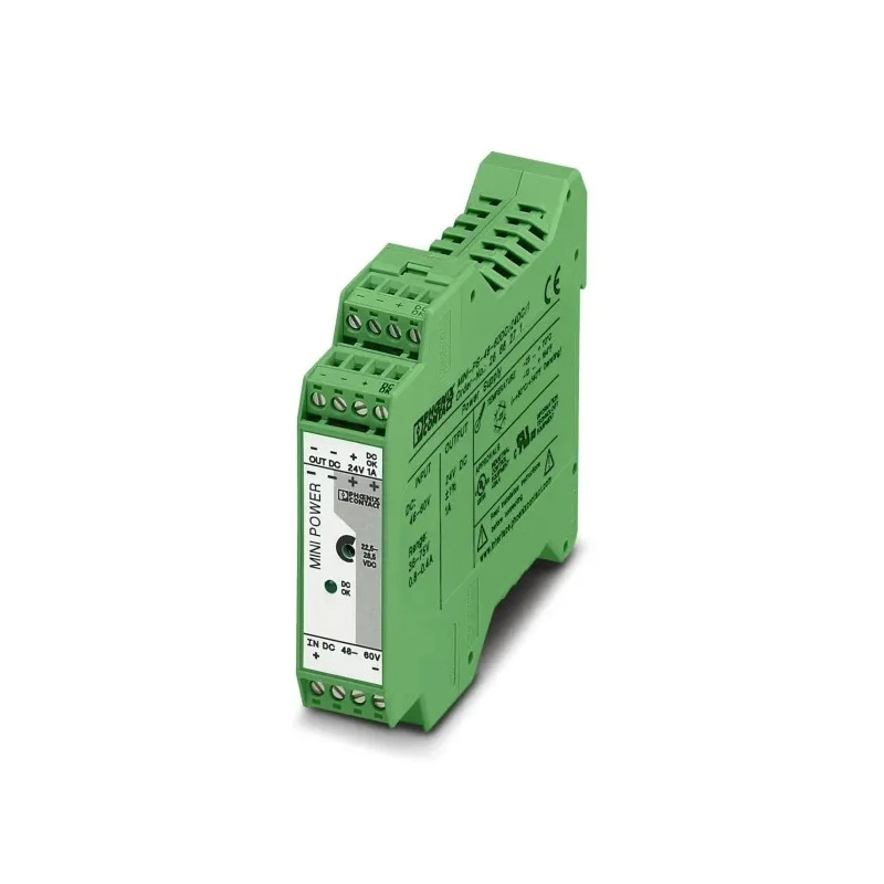 Phoenix Contact DIN Rail DC/DC Converter 24V DC Output 1A 24W 48-75V DC Input Model 2866271