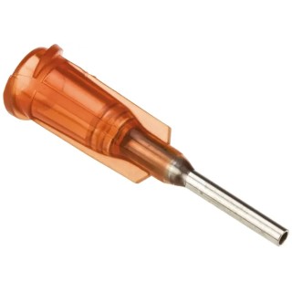 Metcal Amber 15 Gauge Dispensing Tip TE Series, 12.7mm Length, 1.37mm Inside Diameter, 1.65mm Outside Diameter 915050-TE
