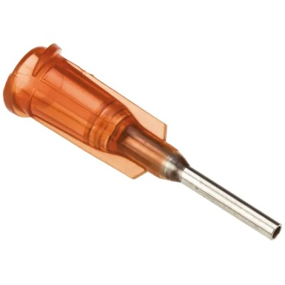 Metcal Amber 15 Gauge Dispensing Tip TE Series, 12.7mm Length, 1.37mm Inside Diameter, 1.65mm Outside Diameter 915050-TE