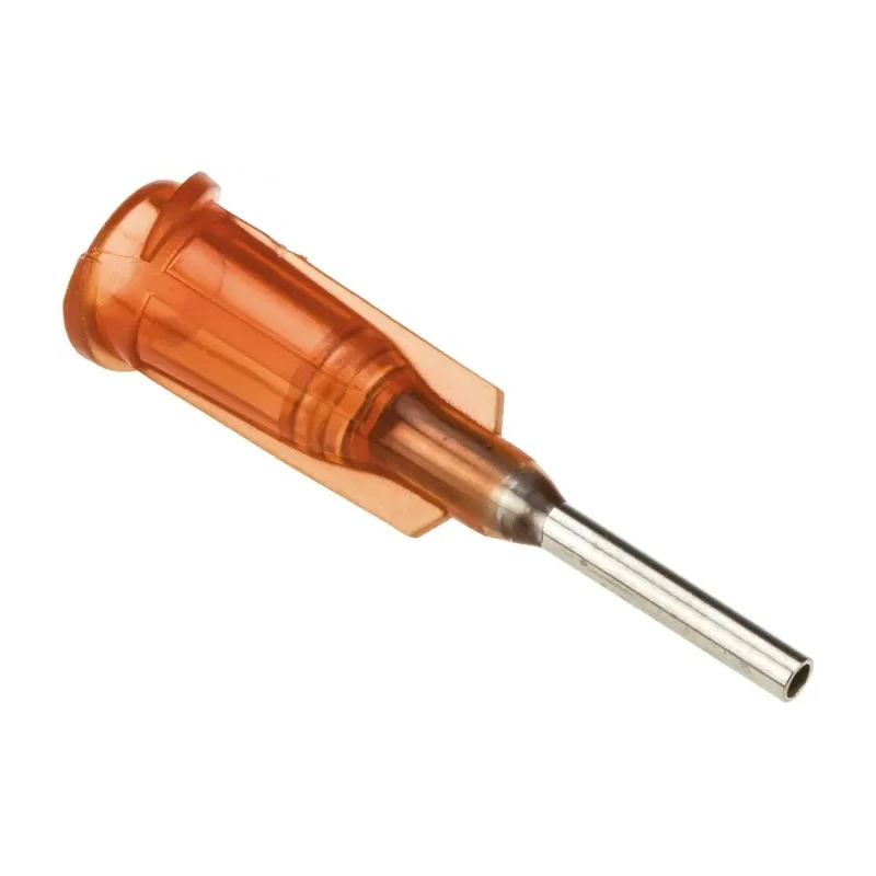 Metcal Amber 15 Gauge Dispensing Tip TE Series, 12.7mm Length, 1.37mm Inside Diameter, 1.65mm Outside Diameter 915050-TE