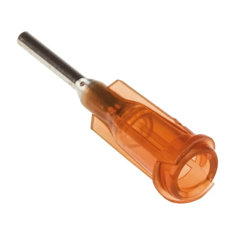 Metcal Amber 15 Gauge Dispensing Tip TE Series, 12.7mm Length, 1.37mm Inside Diameter, 1.65mm Outside Diameter 915050-TE