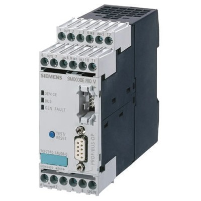 Siemens SIRIUS Motor Protection Unit 24V DC Thermistor SIMOCODE Pro C System 4 Poles 3UF7000-1AB00-0