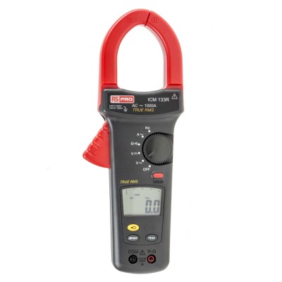 RS PRO Clamp Meter True RMS 1 kA AC 750 V DC 1000 V Non-Contact Voltage Detector ICM133R