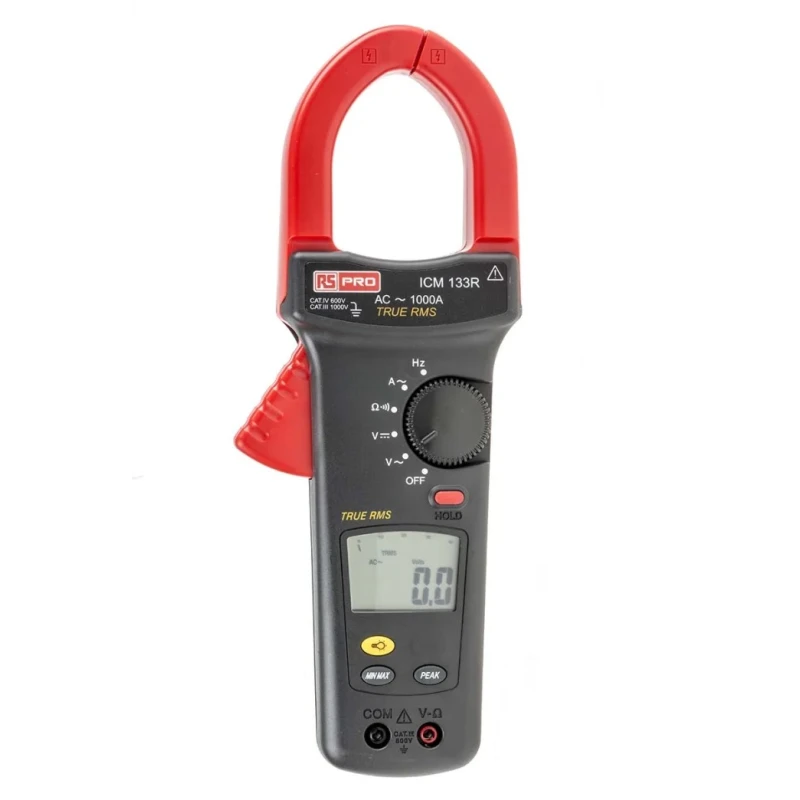 RS PRO Clamp Meter True RMS 1 kA AC 750 V DC 1000 V Non-Contact Voltage Detector ICM133R