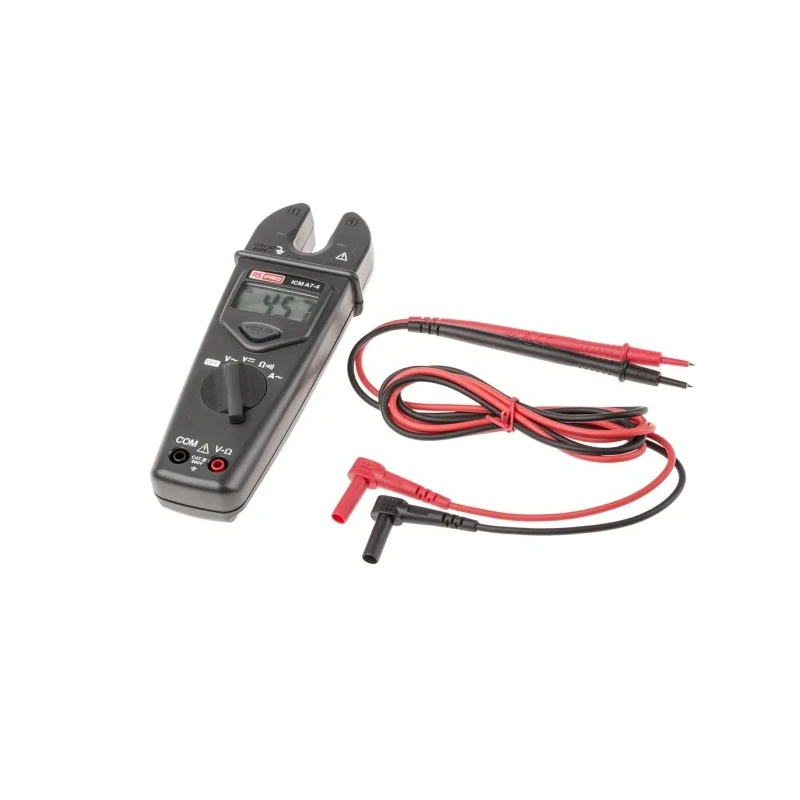 RS PRO Clamp Meter with Non-Contact Voltage Detector 200 A 600 V dc 600 V ac CAT III ICMA7-4