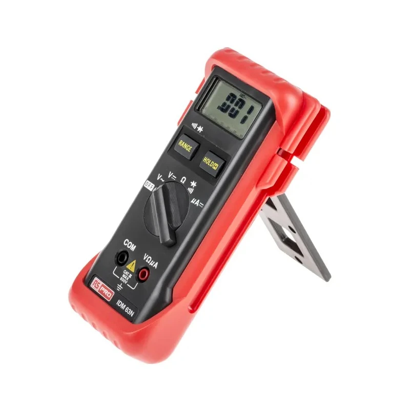 RS PRO High-Performance Handheld Multimeter 600V DC, 3200 Count LCD Display IDM63N
