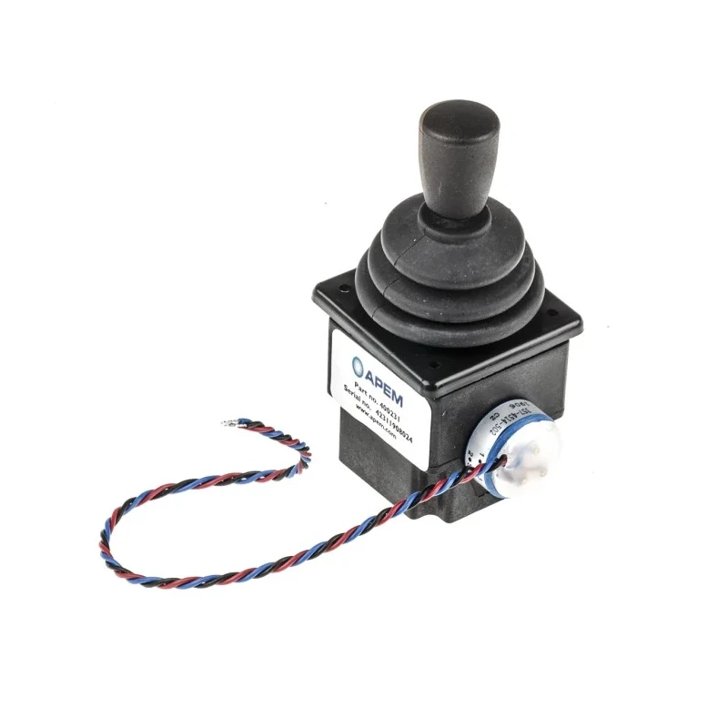 APEM 1-Axis Potentiometer Joystick Knob Potentiometric IP65 with ±27.5° Travel 