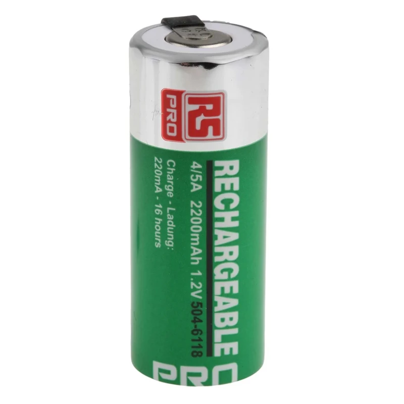 Panasonic RS PRO 1.2 V NiMH Rechargeable Battery, Tagged, 16.7 mm Diameter, 2.2 Ah Capacity 504-6118