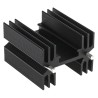 RS PRO Heatsink Universal Rectangular Aluminium, 7°C/W Thermal Resistance, 25 mm Height 38 mm Length 35 mm Width 234-2362