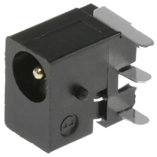 Lumberg 2-Pole 6V 500mA Black Polycarbonate PCB Mount Industrial Power Connector NEB/J 1613 12